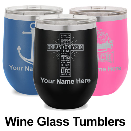 Personalized Wine Cup, Laser Engraved Wine Glass, Wine Cup With Stem,  Stemless Insulated Wine Cup, Travel Mug, Personalized Gift, Bridesmaid 