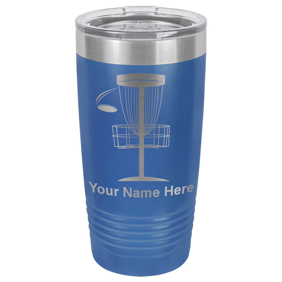 20oz Vacuum Insulated Tumbler Mug, Disc Golf, Personalized Engraving Included