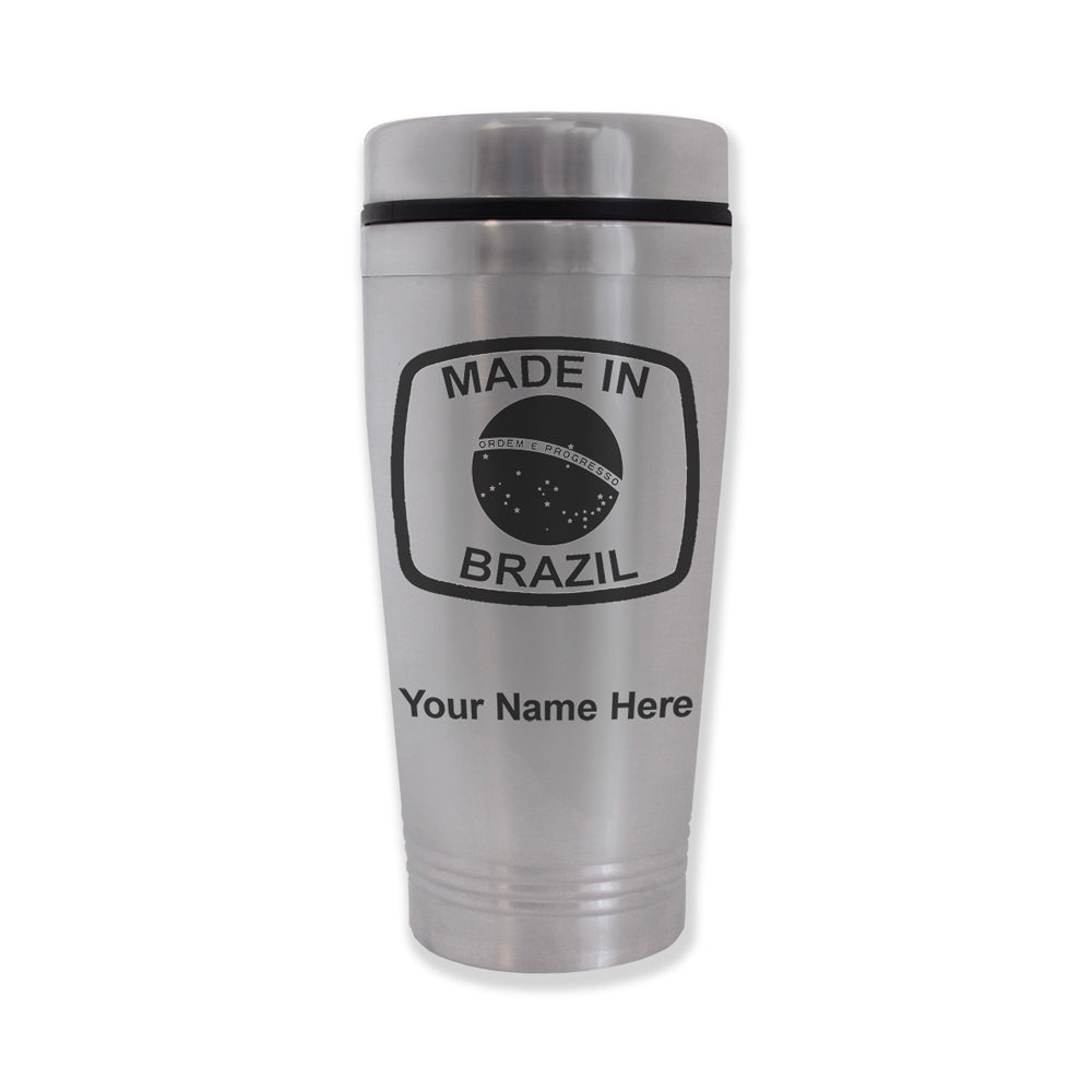 Commuter Travel Mug, Made in Brazil, Personalized Engraving Included