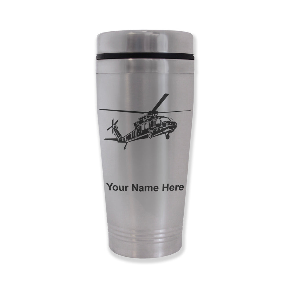 Commuter Travel Mug, Military Helicopter 1, Personalized Engraving Included
