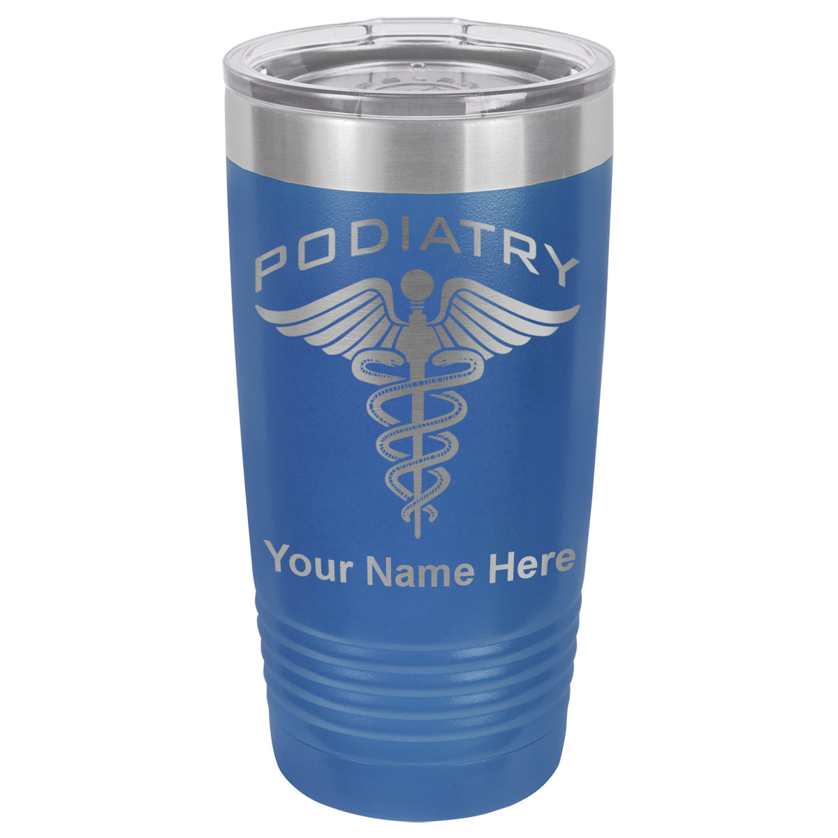 20oz Vacuum Insulated Tumbler Mug, Podiatry, Personalized Engraving Included