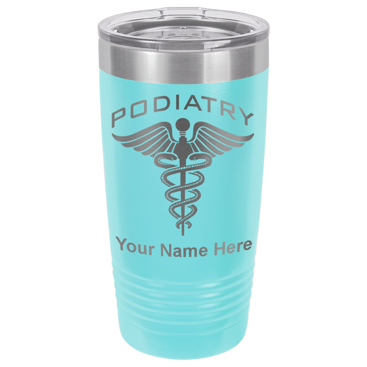 20oz Vacuum Insulated Tumbler Mug, Podiatry, Personalized Engraving Included