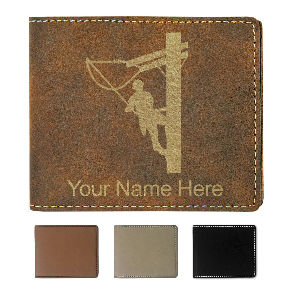Personalized Leather Wallet Monogrammed Card Holder Custom 