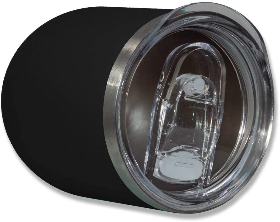 LaserGram Double Wall Stainless Steel Wine Glass, Diva, Personalized Engraving Included