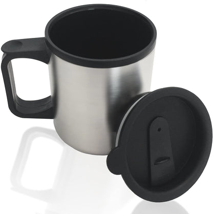 Coffee Travel Mug, Caduceus Medical Symbol, Personalized Engraving Included
