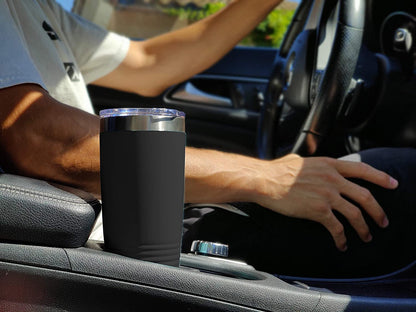 20oz Vacuum Insulated Tumbler Mug, Zodiac Sign Pisces, Personalized Engraving Included