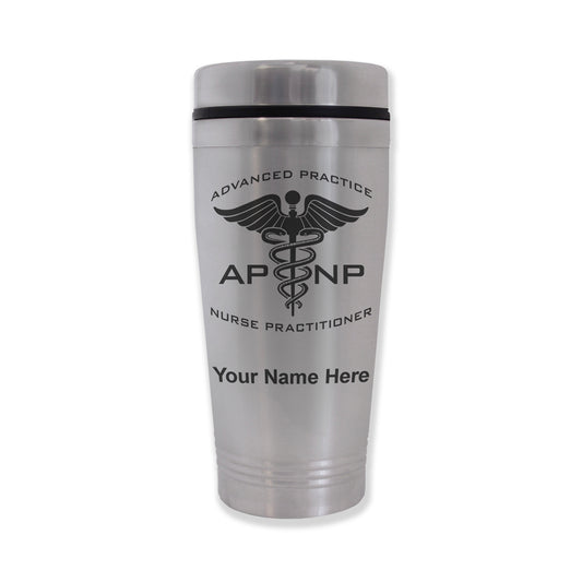 Commuter Travel Mug, APNP Advanced Practice Nurse Practitioner, Personalized Engraving Included