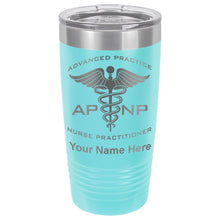 Load image into Gallery viewer, 20oz Vacuum Insulated Tumbler Mug, APNP Advanced Practice Nurse Practitioner, Personalized Engraving Included
