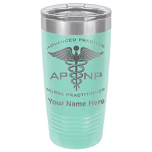 Load image into Gallery viewer, 20oz Vacuum Insulated Tumbler Mug, APNP Advanced Practice Nurse Practitioner, Personalized Engraving Included
