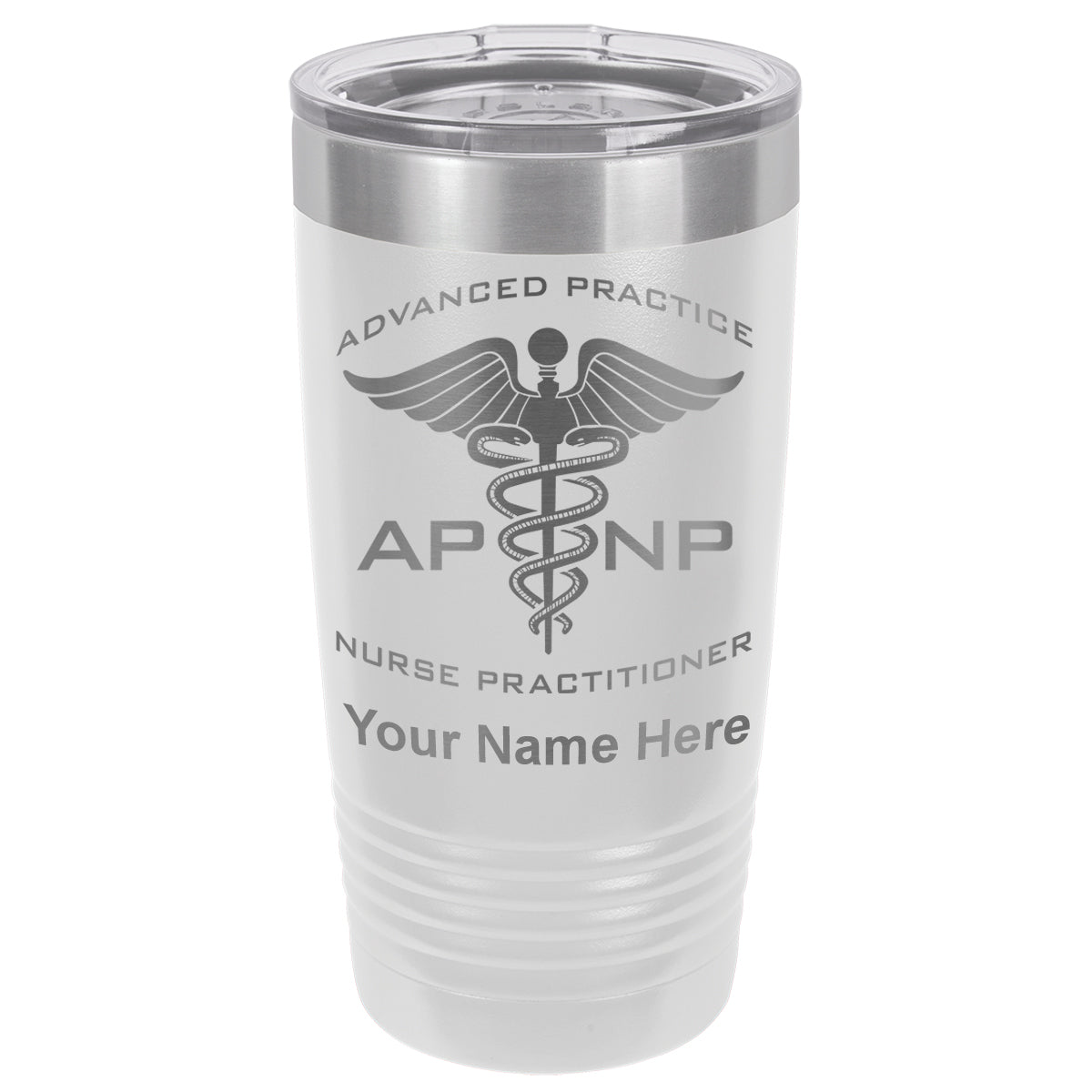 20oz Vacuum Insulated Tumbler Mug, APNP Advanced Practice Nurse Practitioner, Personalized Engraving Included