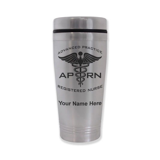 Commuter Travel Mug, APRN Advanced Practice Registered Nurse, Personalized Engraving Included