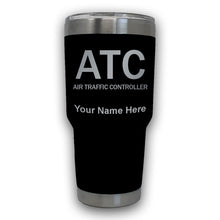 Load image into Gallery viewer, LaserGram 30oz Tumbler Mug, ATC Air Traffic Controller, Personalized Engraving Included
