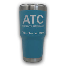 Load image into Gallery viewer, LaserGram 30oz Tumbler Mug, ATC Air Traffic Controller, Personalized Engraving Included
