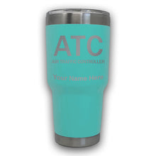 Load image into Gallery viewer, LaserGram 30oz Tumbler Mug, ATC Air Traffic Controller, Personalized Engraving Included
