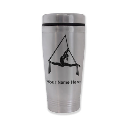 Commuter Travel Mug, Aerial Silks, Personalized Engraving Included