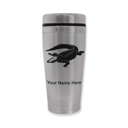 Commuter Travel Mug, Alligator, Personalized Engraving Included