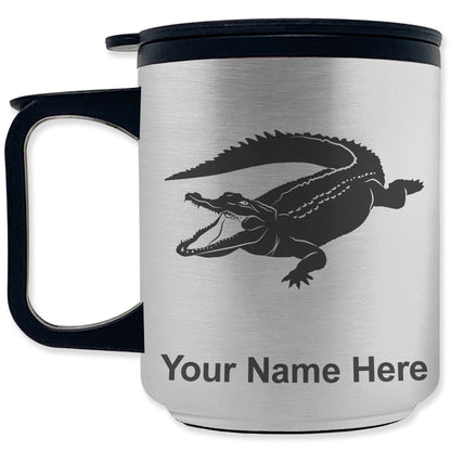Coffee Travel Mug, Alligator, Personalized Engraving Included