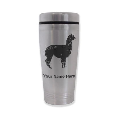 Commuter Travel Mug, Alpaca, Personalized Engraving Included