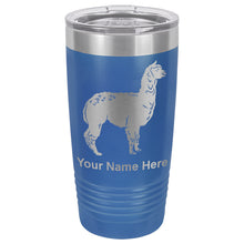 Load image into Gallery viewer, 20oz Vacuum Insulated Tumbler Mug, Alpaca, Personalized Engraving Included
