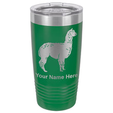 Load image into Gallery viewer, 20oz Vacuum Insulated Tumbler Mug, Alpaca, Personalized Engraving Included
