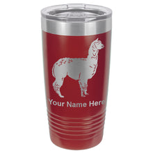 Load image into Gallery viewer, 20oz Vacuum Insulated Tumbler Mug, Alpaca, Personalized Engraving Included
