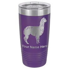 Load image into Gallery viewer, 20oz Vacuum Insulated Tumbler Mug, Alpaca, Personalized Engraving Included
