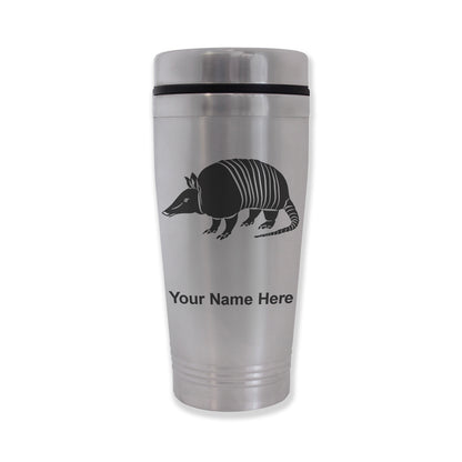 Commuter Travel Mug, Armadillo, Personalized Engraving Included