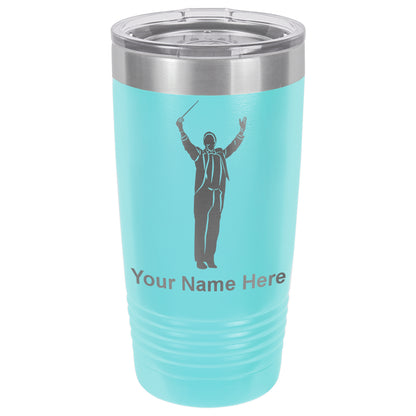 20oz Vacuum Insulated Tumbler Mug, Band Director, Personalized Engraving Included