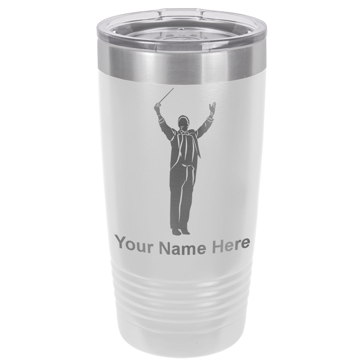 20oz Vacuum Insulated Tumbler Mug, Band Director, Personalized Engraving Included