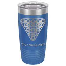 Load image into Gallery viewer, 20oz Vacuum Insulated Tumbler Mug, Billiard Balls, Personalized Engraving Included
