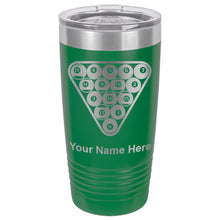 Load image into Gallery viewer, 20oz Vacuum Insulated Tumbler Mug, Billiard Balls, Personalized Engraving Included
