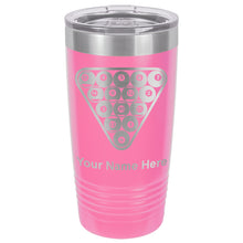 Load image into Gallery viewer, 20oz Vacuum Insulated Tumbler Mug, Billiard Balls, Personalized Engraving Included
