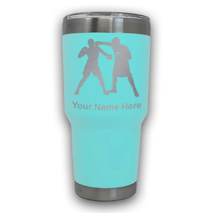 LaserGram 30oz Tumbler Mug, Boxers Boxing, Personalized Engraving Included