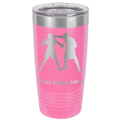 20oz Vacuum Insulated Tumbler Mug, Boxers Boxing, Personalized Engraving Included