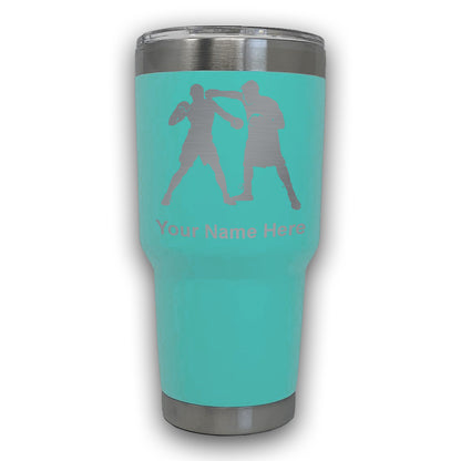 LaserGram 30oz Tumbler Mug, Boxers Boxing, Personalized Engraving Included