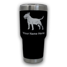 Load image into Gallery viewer, LaserGram 30oz Tumbler Mug, Bull Terrier Dog, Personalized Engraving Included
