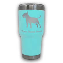 Load image into Gallery viewer, LaserGram 30oz Tumbler Mug, Bull Terrier Dog, Personalized Engraving Included
