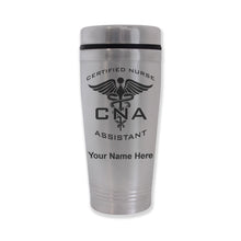 Load image into Gallery viewer, Commuter Travel Mug, CNA Certified Nurse Assistant, Personalized Engraving Included
