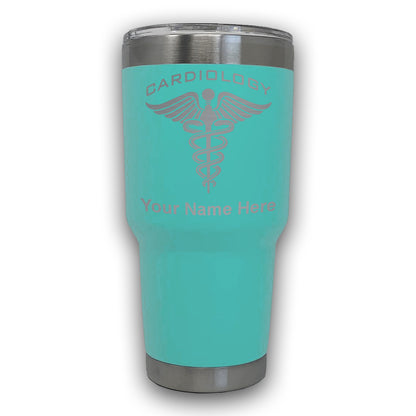 LaserGram 30oz Tumbler Mug, Cardiology, Personalized Engraving Included