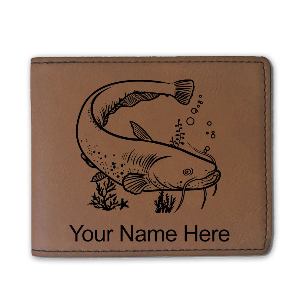 Real leather embossed card case, catfish outlet