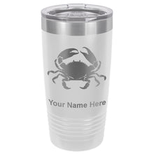 Load image into Gallery viewer, 20oz Vacuum Insulated Tumbler Mug, Crab, Personalized Engraving Included
