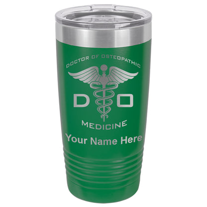 20oz Vacuum Insulated Tumbler Mug, DO Doctor of Osteopathic Medicine, Personalized Engraving Included