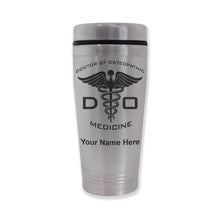 Load image into Gallery viewer, Commuter Travel Mug, DO Doctor of Osteopathic Medicine, Personalized Engraving Included
