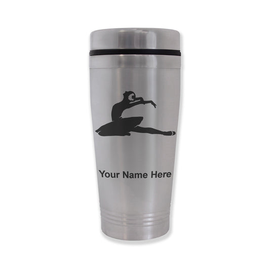 Commuter Travel Mug, Dancer, Personalized Engraving Included