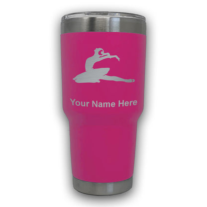 LaserGram 30oz Tumbler Mug, Dancer, Personalized Engraving Included