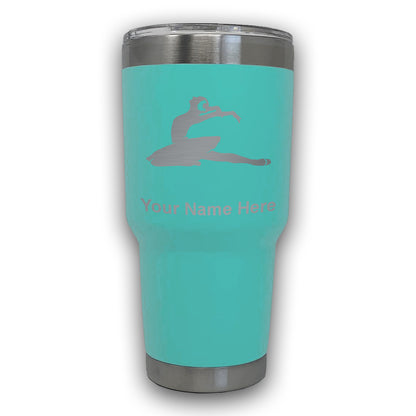 LaserGram 30oz Tumbler Mug, Dancer, Personalized Engraving Included