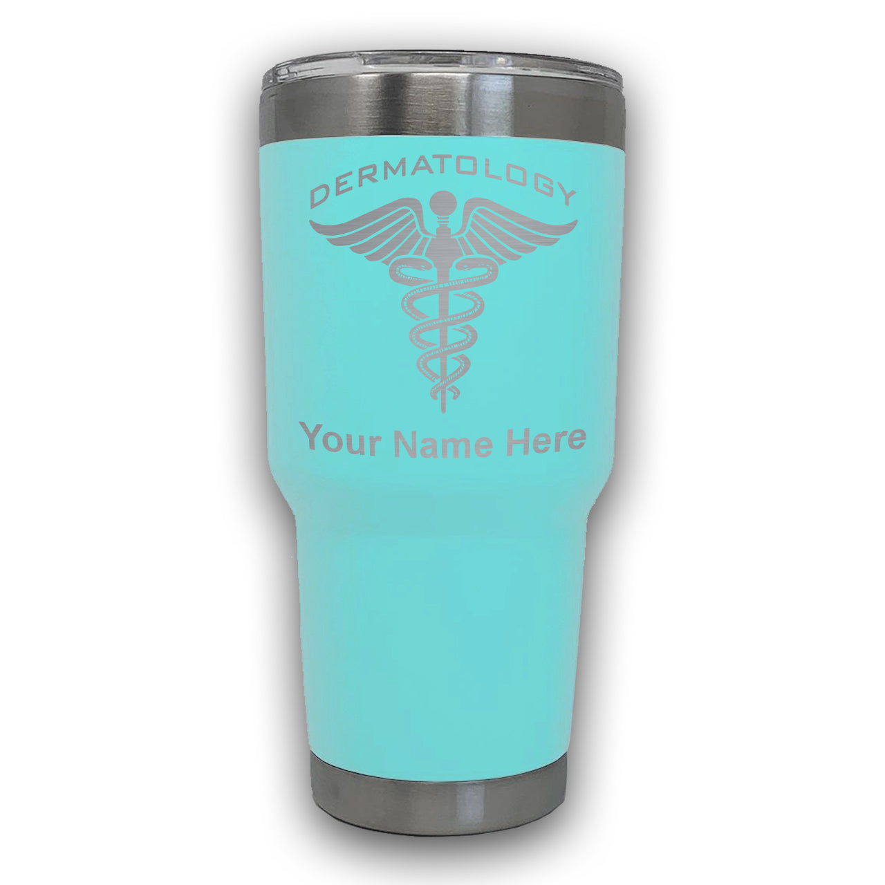 LaserGram 30oz Tumbler Mug, Dermatology, Personalized Engraving Included