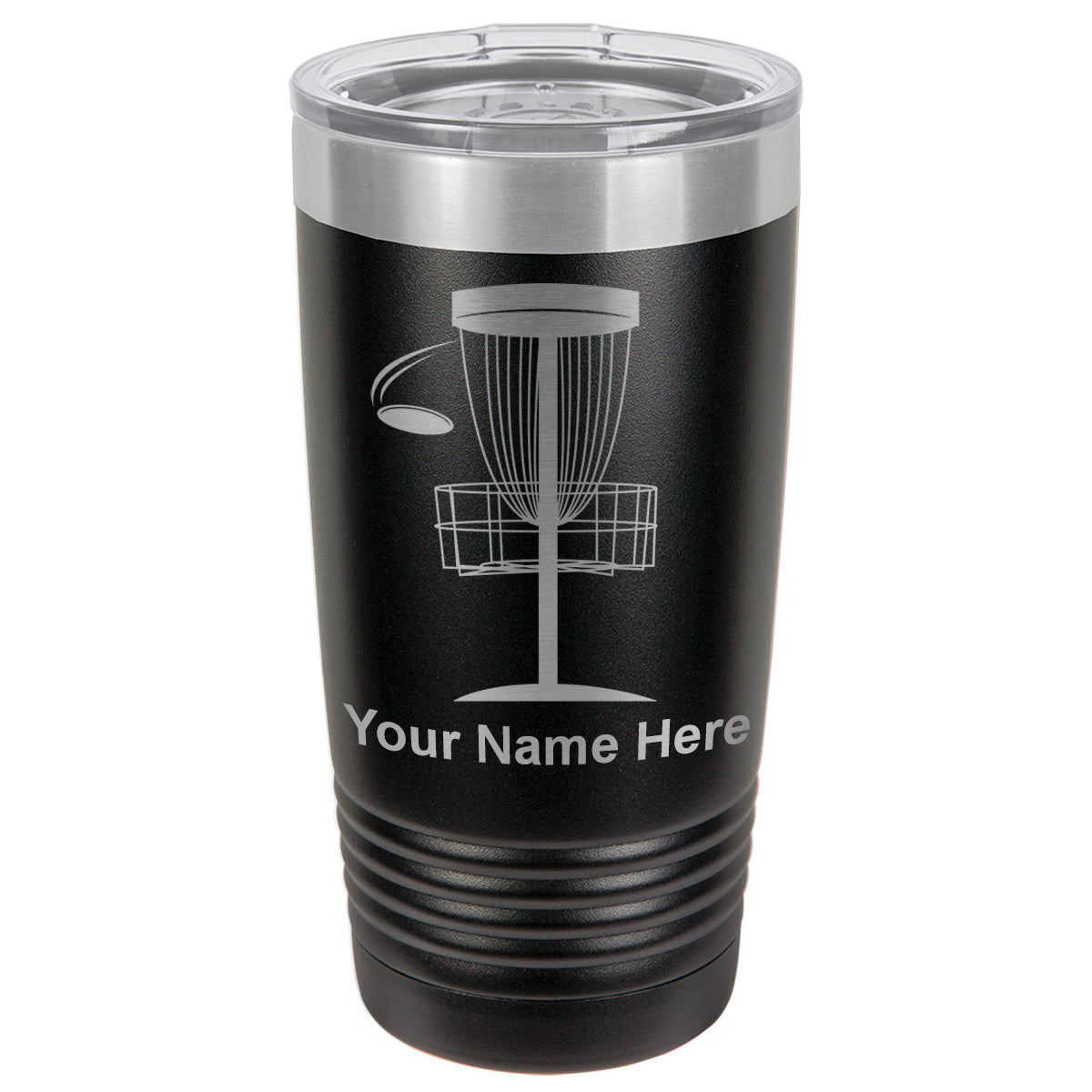 20oz Vacuum Insulated Tumbler Mug, Disc Golf, Personalized Engraving Included