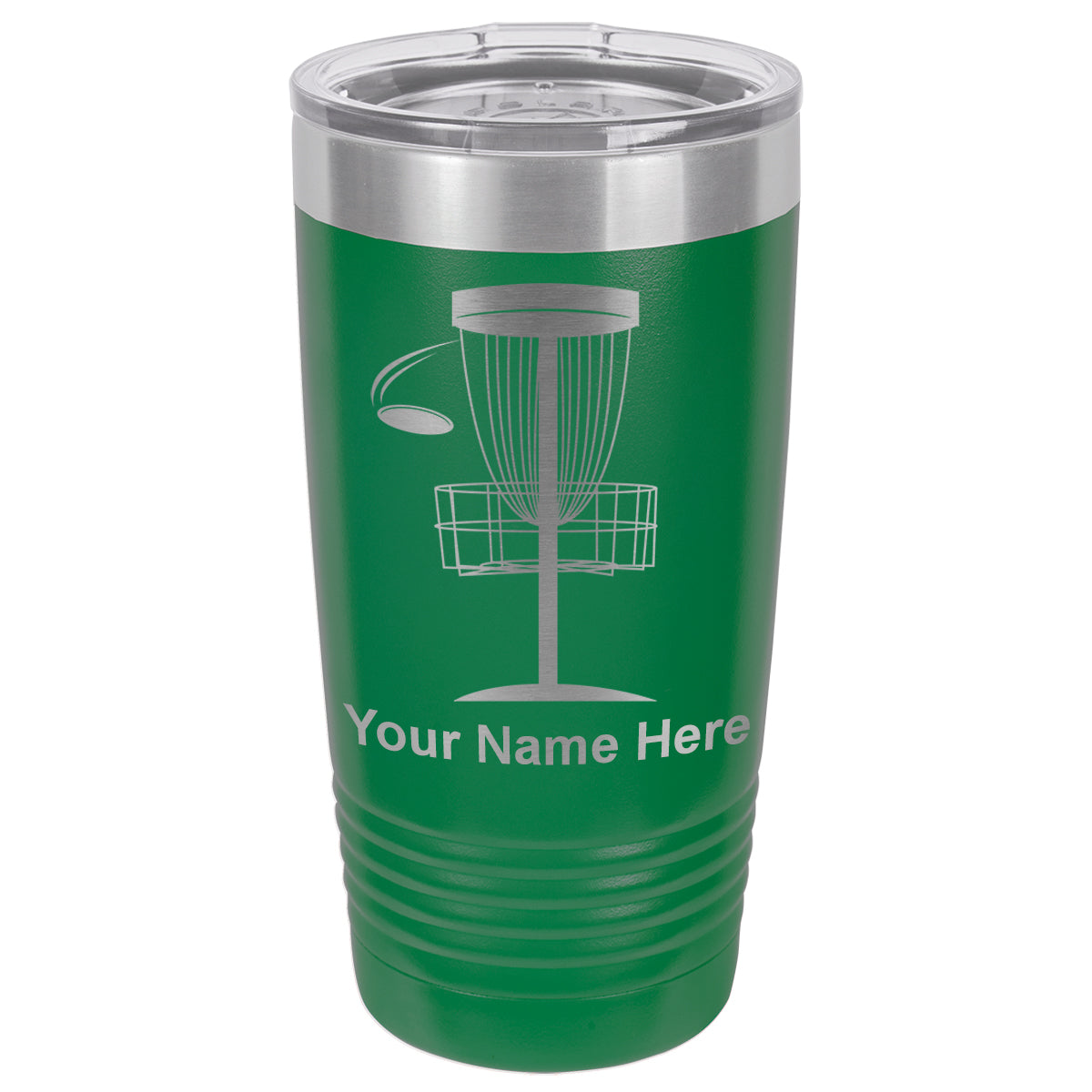 20oz Vacuum Insulated Tumbler Mug, Disc Golf, Personalized Engraving Included