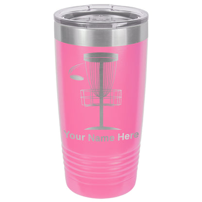 20oz Vacuum Insulated Tumbler Mug, Disc Golf, Personalized Engraving Included